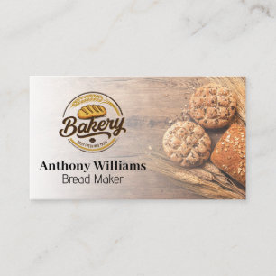 Carte De Visite Logo de boulangerie pains