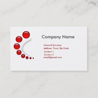 Carte De Visite Logo de bulle