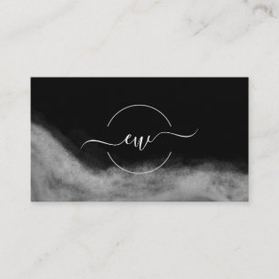 Carte De Visite Logo de calligraphie de script de signature élég