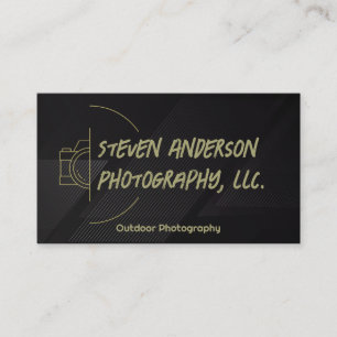 Carte De Visite Logo de caméra en ligne art   Photographe   Artist