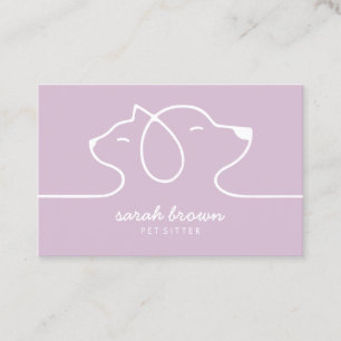 Carte De Visite Logo de Cat Dog Petsitter