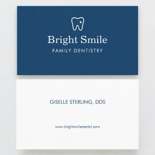 Carte De Visite Logo de dentiste dentisterie dent