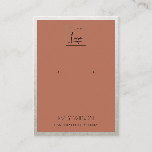 CARTE DE VISITE LOGO DE FRONTIÈRE D'ARGENT ORANGE DE POINTE DE POI (Devant)