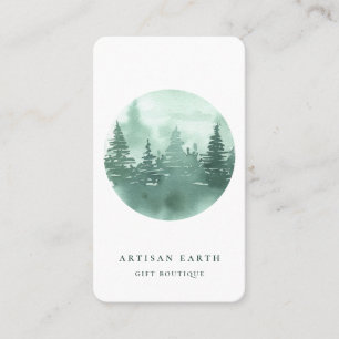 Carte De Visite Logo de la forêt artistique russe