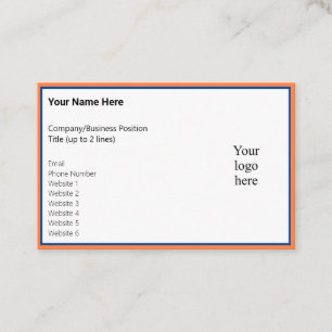 Carte De Visite Logo de la société en ligne Picked Mango et Deep B
