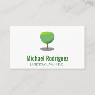 Carte De Visite Logo de l'arbre géométrique
