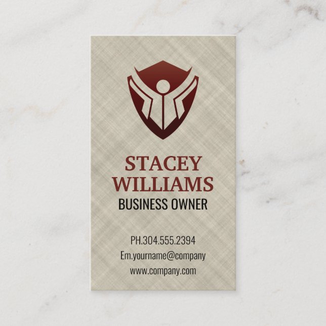 Carte De Visite Logo de l'éducation (Devant)