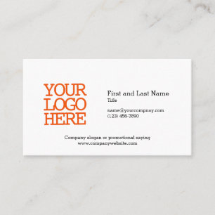 Carte De Visite Logo de l'entreprise Coordonnées de l'employé