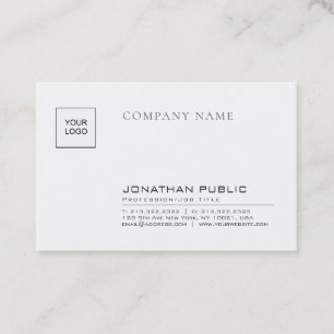 Carte De Visite Logo de l'entreprise Creative Sleek tendance