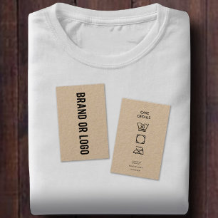 Carte De Visite Logo de l'entreprise Hang Tag Vêtements Swing Déta