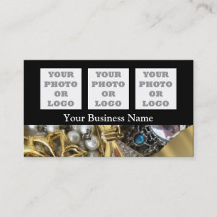 Carte De Visite Logo de l'entreprise motif de bijoux