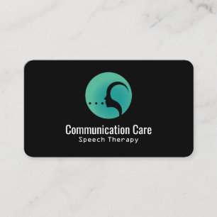 Carte De Visite Logo de l'orthophonie Soins de santé Communica