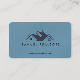 Carte De Visite Logo de maison de style moderne personnalisé pour