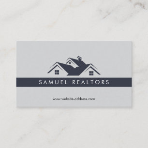 Carte De Visite Logo de maison de style moderne personnalisé pour