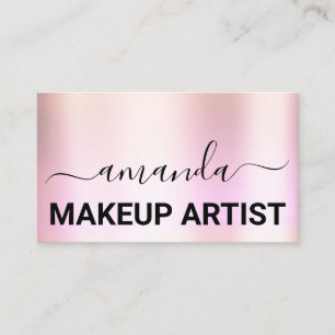 Carte De Visite Logo de maquillage pour soins à la lessive Minima