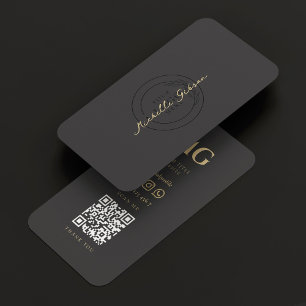 Carte De Visite Logo de marketing professionnel minimaliste modern