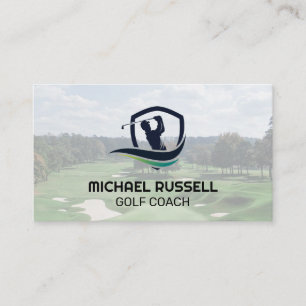 Carte De Visite Logo de navigation de golf   Golf Course