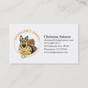 Carte De Visite Logo de pattes