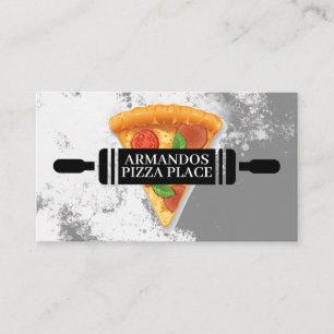 Carte De Visite Logo de pizzeria Restaurant