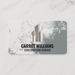 Carte De Visite Logo de promoteur immobilier   Béton et Terre