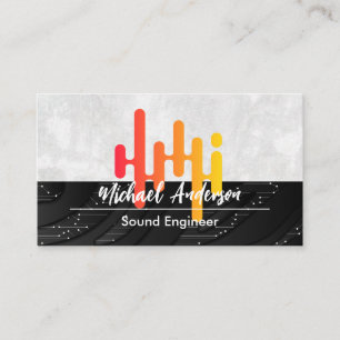 Carte De Visite Logo de Sound Music Technologie