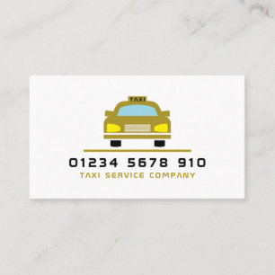 Carte De Visite Logo de Taxi Cab Gold, Liste de Prix