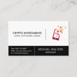 Carte De Visite Logo de technologie