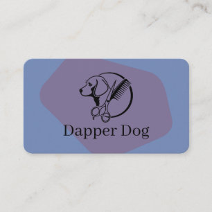 Carte De Visite Logo de toilettage de chien Styliste pour animau
