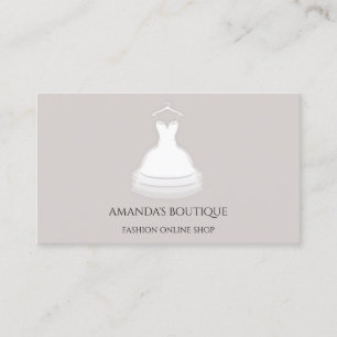 Carte De Visite Logo de vêtements Boutique en ligne Boutique en li