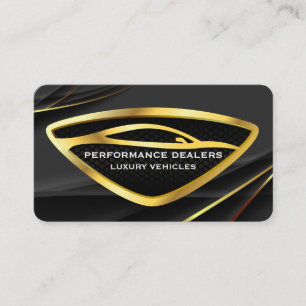 Carte De Visite Logo de voiture de sport   Industrie des services 