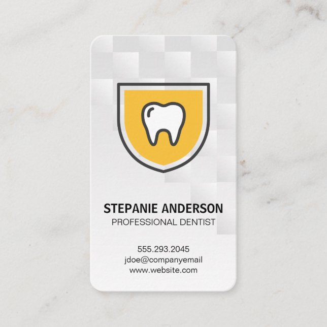 Carte De Visite Logo Dent | Dentaire | Soins de santé (Devant)