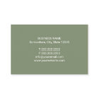 Logo dentiste dent sage vert cabinet dentaire