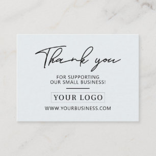 Carte De Visite Logo d'entreprise noir et gris Merci Produit de so