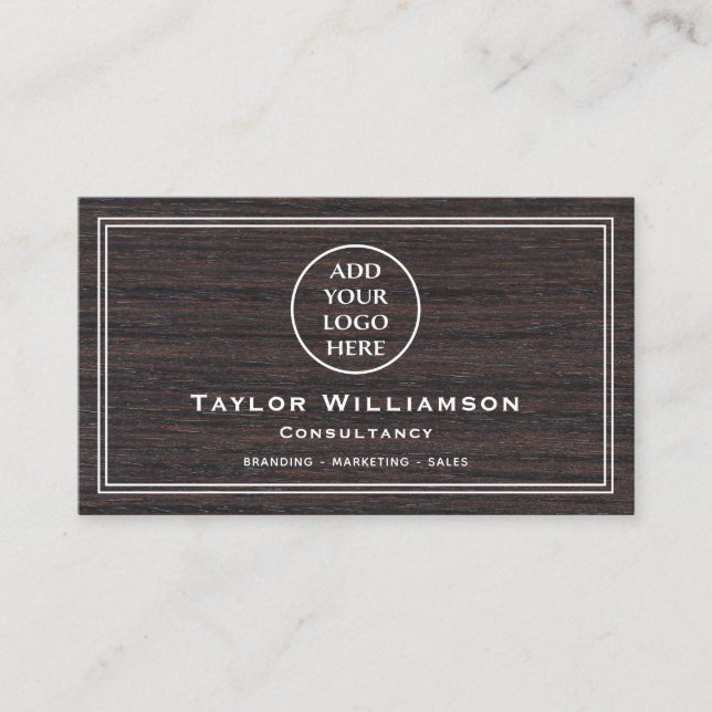 Carte De Visite Logo d'entreprise professionnelle sur le thème du  (Devant)