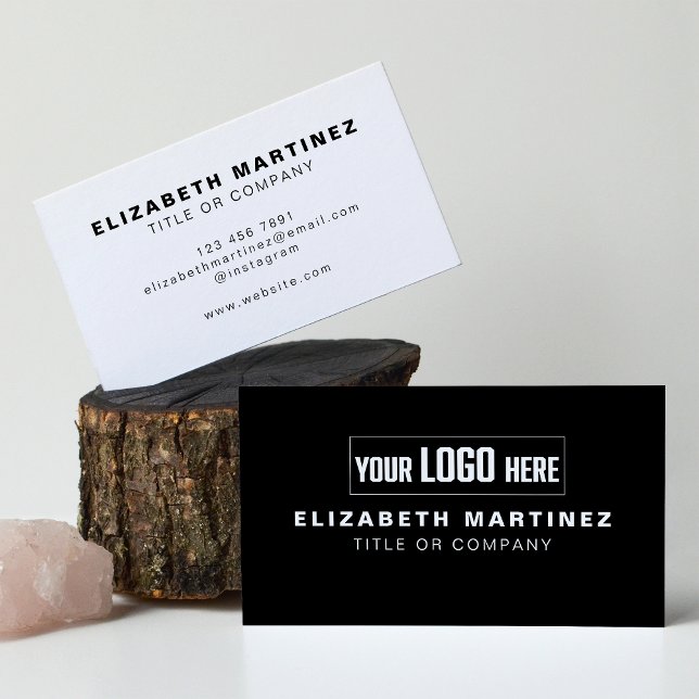 Carte De Visite Logo d'entreprise Simple Moderne Minimal Professio (Créateur téléchargé)