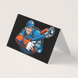 Carte De Visite logo des services de plomberie