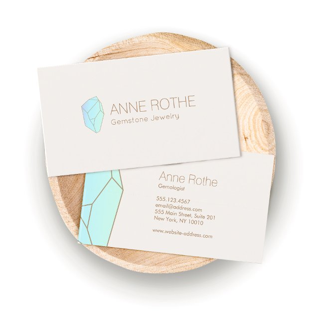 Carte De Visite Logo du fabricant de bijoux et de gardiens de cris (Créateur téléchargé)