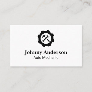 Carte De Visite Logo du marteau à clé   Technique mécanique