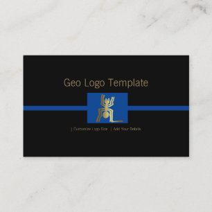 Carte De Visite Logo du Pérou Nazca Gold Geoglyph Spider