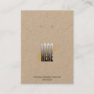 Carte De Visite Logo du propriétaire du collier Logo médias sociau