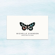 Logo élégant du papillon Watercolor moderne