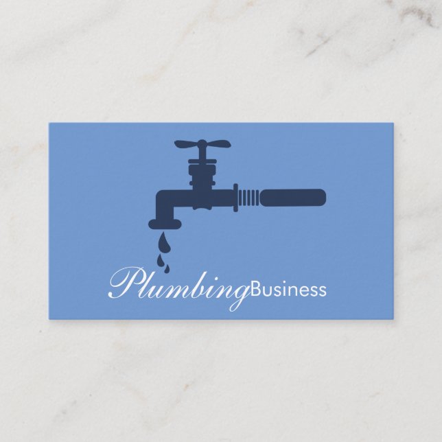 Carte de visite Logo Entreprise Plomberie Robinett (Devant)