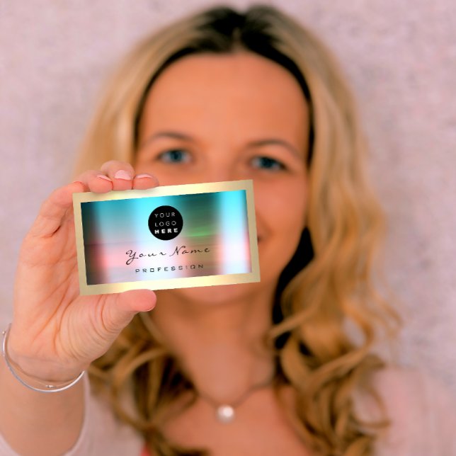 Carte De Visite Logo Eyelash maquillage Artiste Rose cheveux encad (Créateur téléchargé)