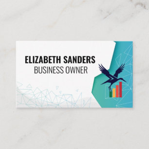 Carte De Visite Logo Finance Bird Entreprise