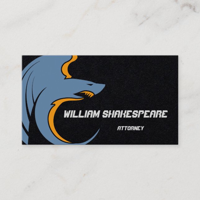 Carte De Visite Logo Flying Shark (Devant)