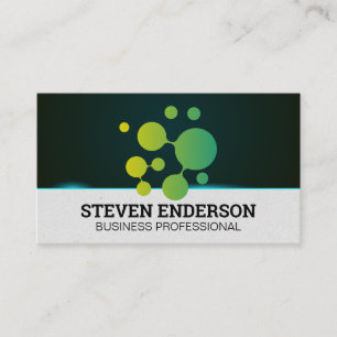 Carte De Visite Logo Géométrique Organique   Tech