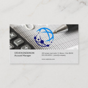 Carte De Visite Logo Global Tech Rapports financiers