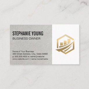 Carte De Visite Logo Gold Corporate