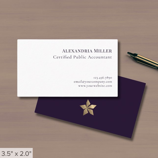 Carte De Visite Logo Gold d'élégance minimale (Créateur téléchargé)