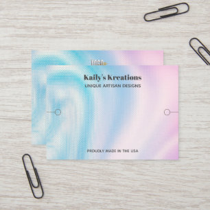 Carte De Visite Logo Holographique avec bracelet